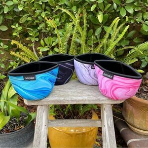 NWT New Arcoolor Insulated Reusable Neoprene Bowl Covers in Blue/Pink/Black/Gray